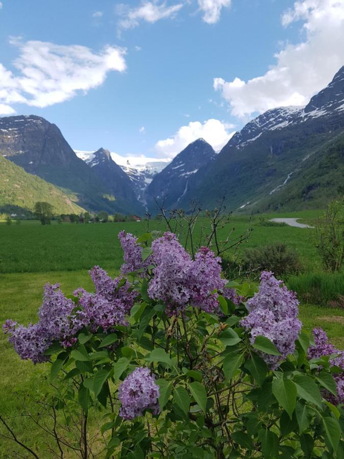 Glacier And Waterfall View Briksdalsbre Exterior photo